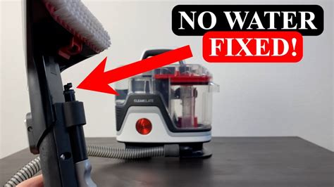 hoover clean slate leaking from bottom|Hoover Cleanslate No Water Coming Out